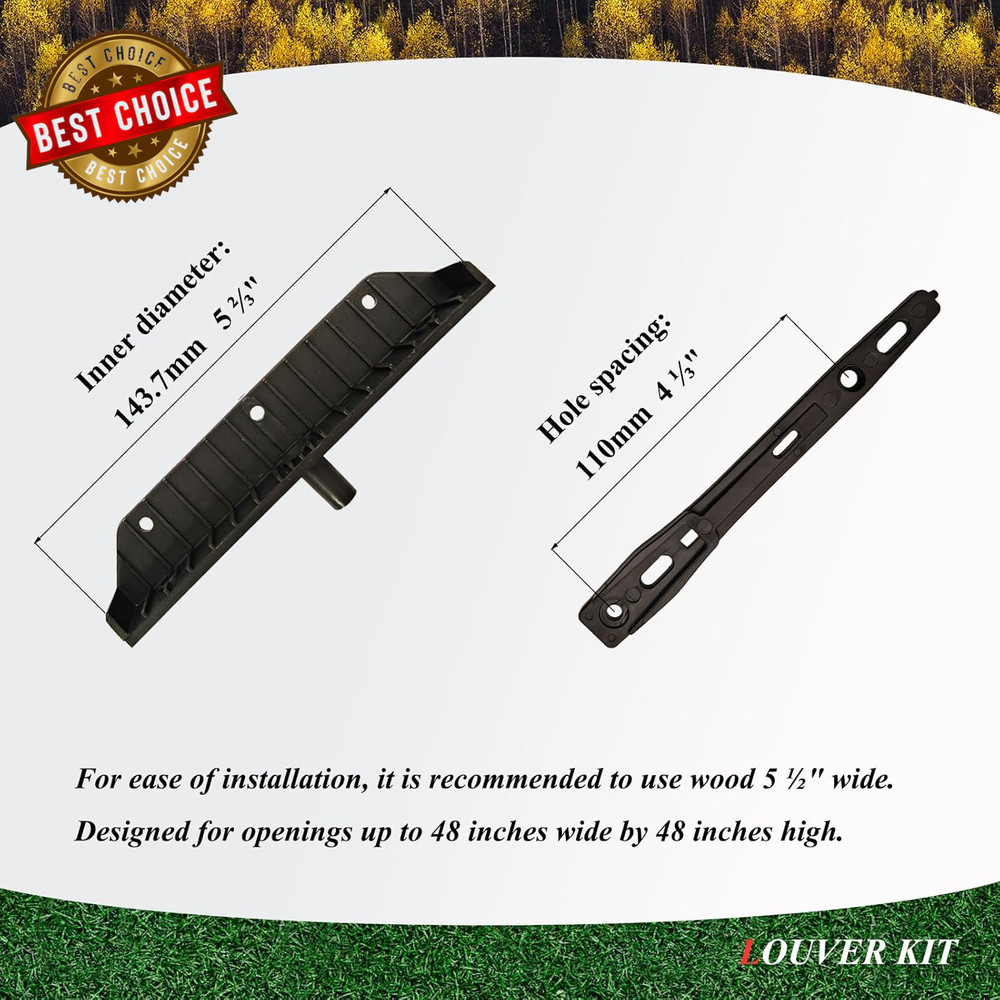 Louver Bracket Kit, Deck Sunblind System, Shutters Hardware System for Windows G