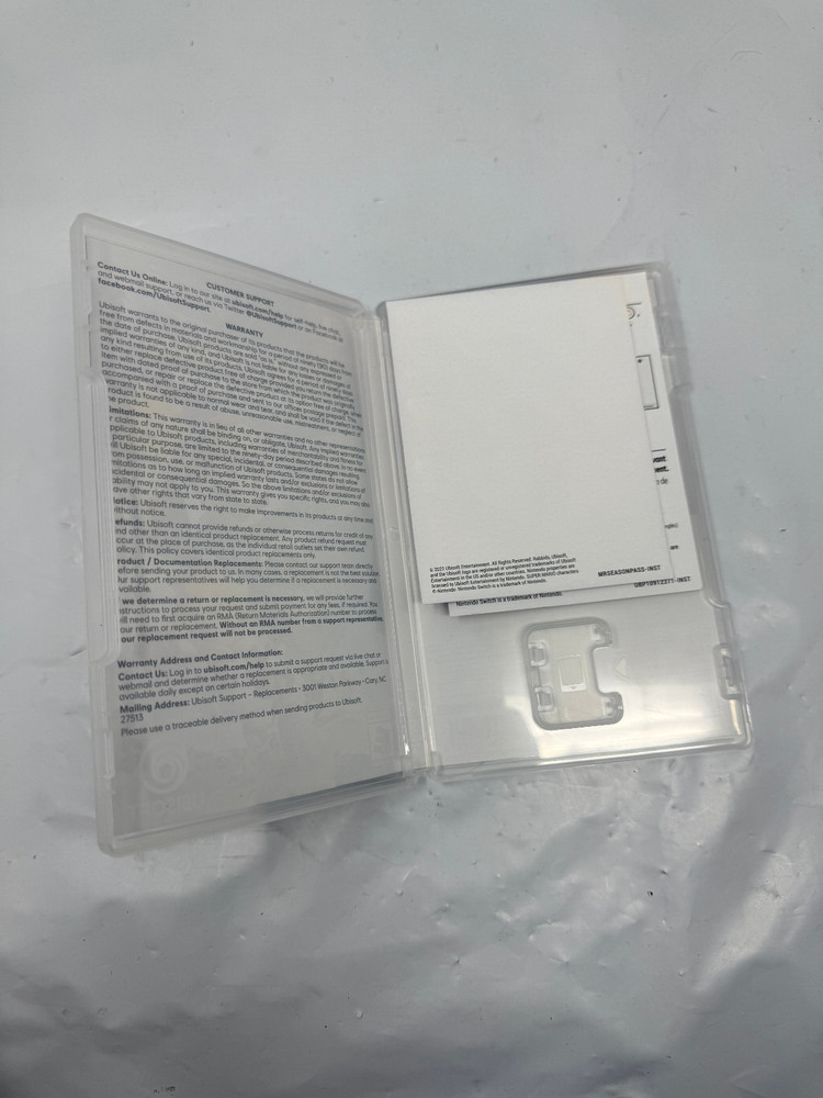 Authentic Replacement Case ONLY- MARIO + RABBIDS SPARKS OF HOPE Nintendo Switch