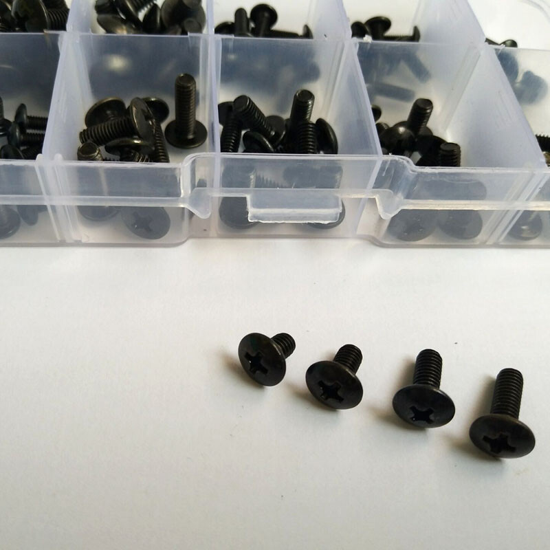 100PCS Phillips Screw Truss head Machine Screws Sets Assortment M3 M4 M5