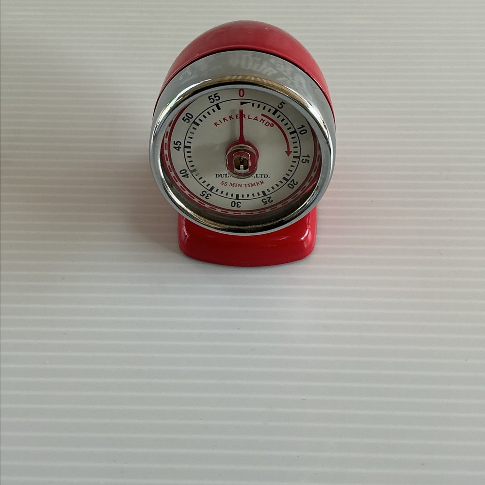 Kikkerland By Dulton Co Ltd Kitchen Timer - Vintage Style Countdown 55 Minute