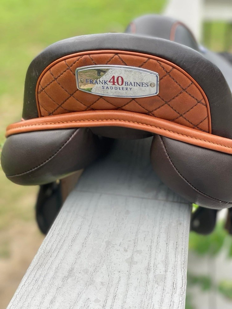 17” Medium + Frank Baines Reflex Jump Saddle