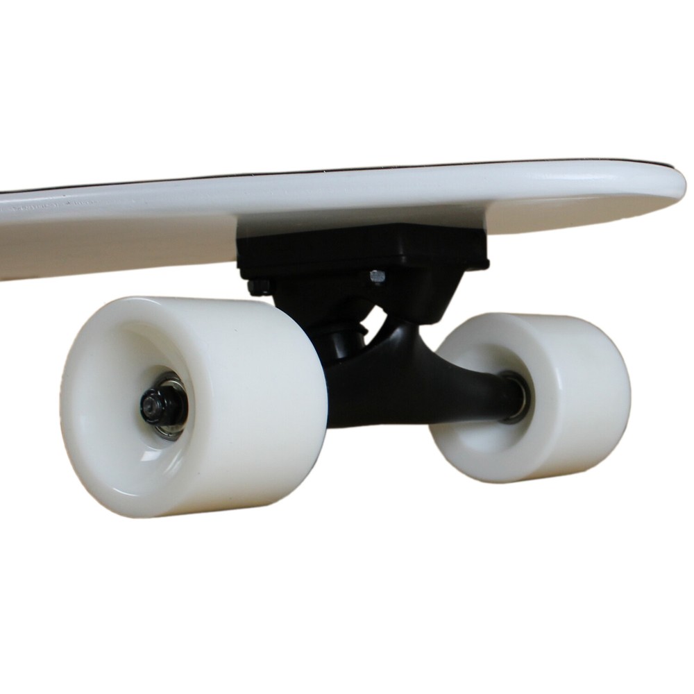 Moose Longboard Complete 9" x 40" Kicktail WHITE