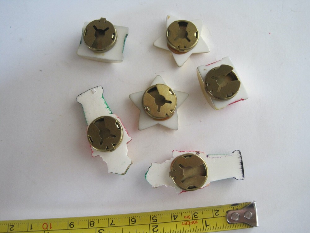 Christmas Drum Star Nutcracker Button Covers Set 6