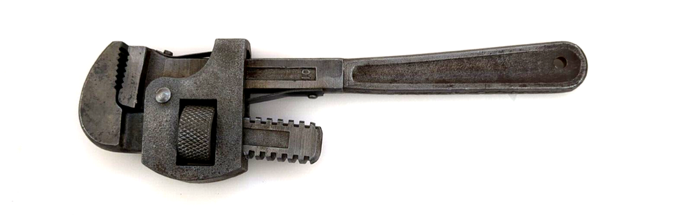 Vintage True Value Pipe Monkey Wrench Hand Tool Adjustable 10"