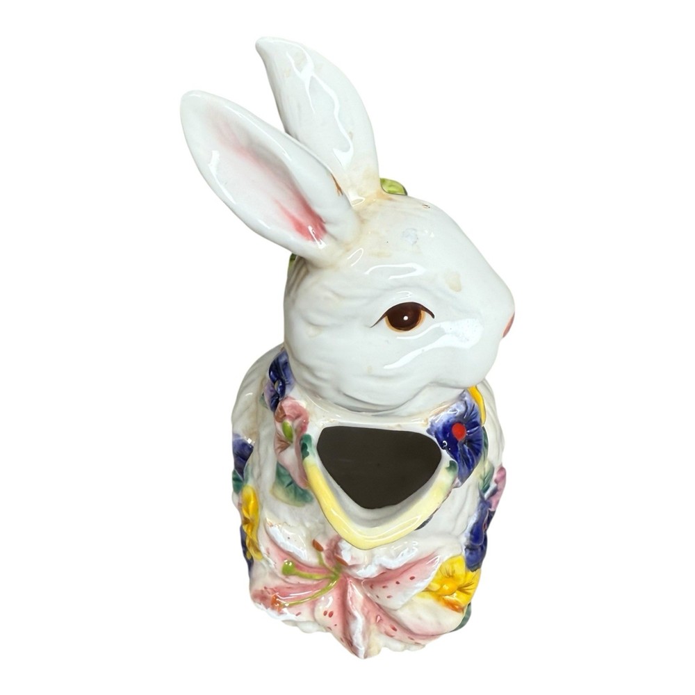 Corner Ruby Bunny Pitcher Creamer by The Bunny Collection - Easter Decor