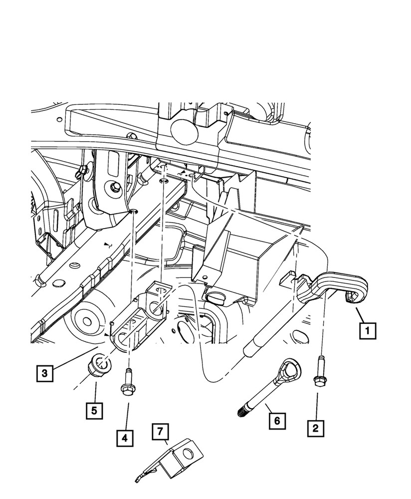 Genuine Mopar Tow Hook Left 68192681AB