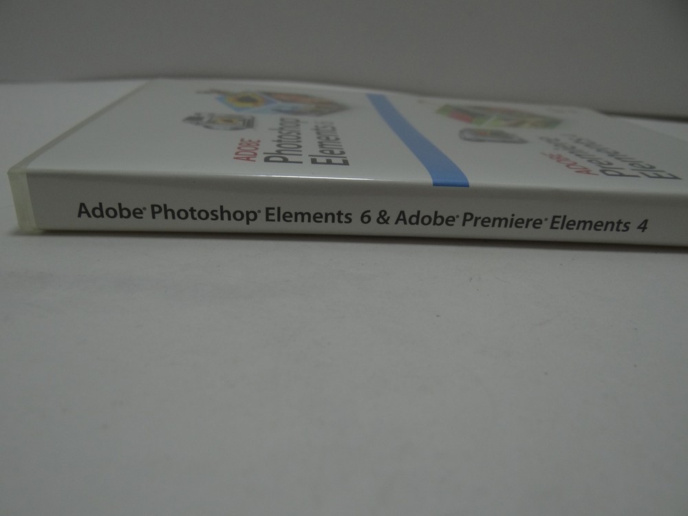 Adobe Photoshop Elements 6 & Premiere Elements 4 PC Clean Discs