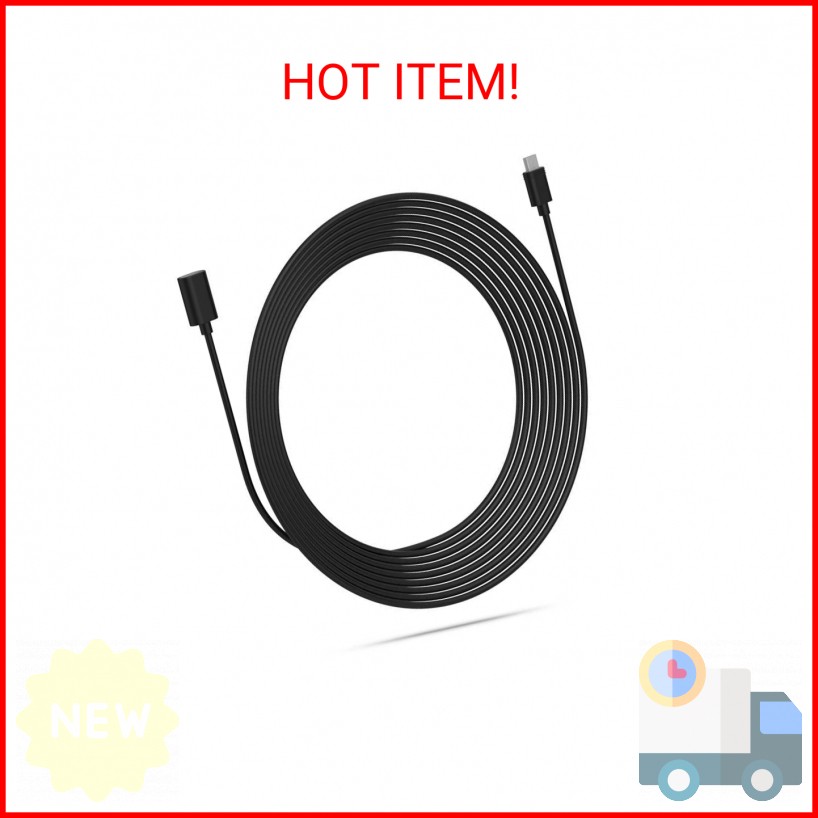 Blink Solar Panel 13 Foot Extension Cable — Black
