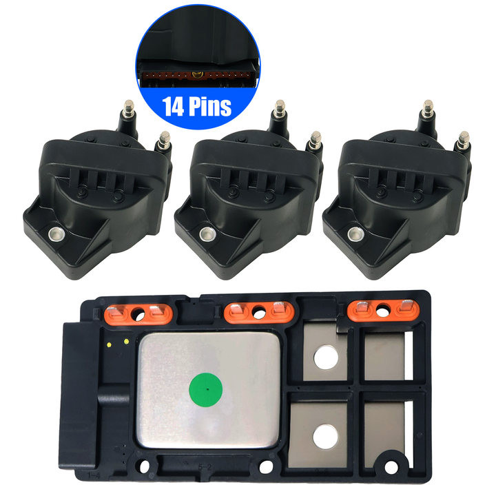 LX364 Ignition Control Module w/ 3 Ignition Coil For Buick Chevy Oldsmobile