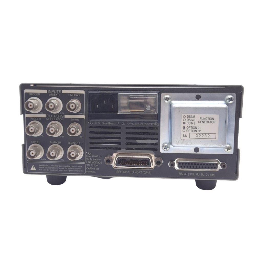 Stanford Research DS345 Synthesized Function Generator, 30MHz, 1µHz Resolution