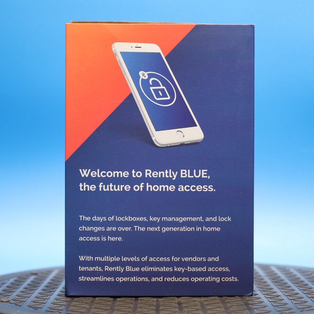 Home Keypad Lock Apartment RENTLYBLUE Enterprise Bluetooth Keyless Code Lockbox