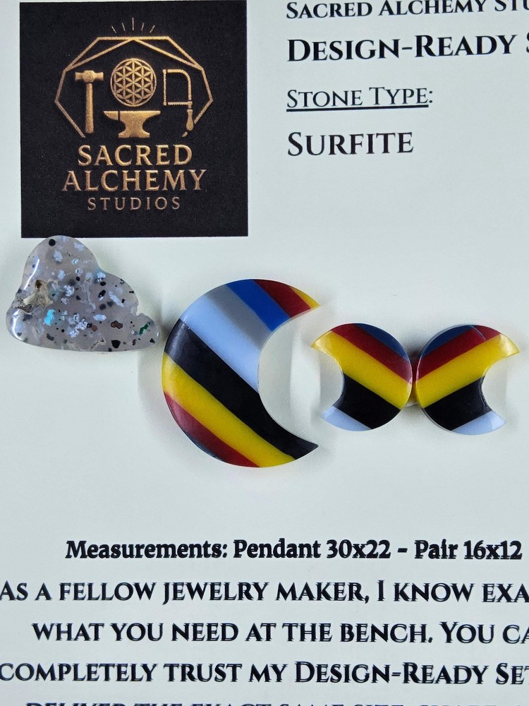 Crescent Moon - Surfite - Design-Ready Set