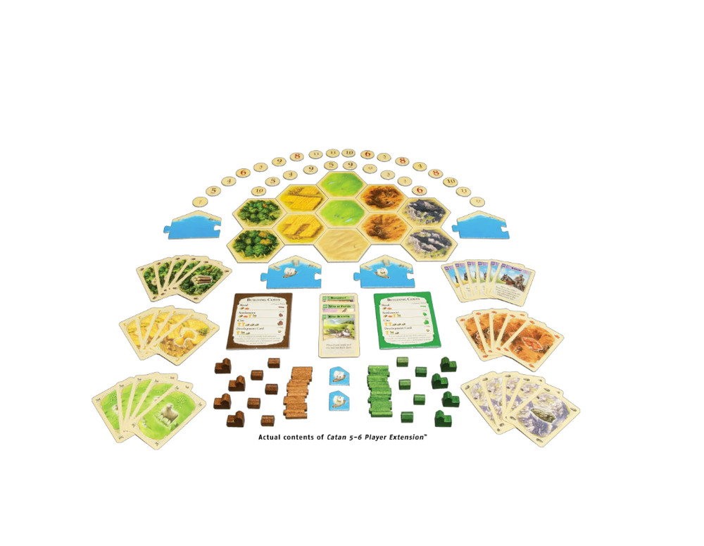 Catan 5-6 Player Extension Board Game, Strategy, Ages 10+, Asmodee