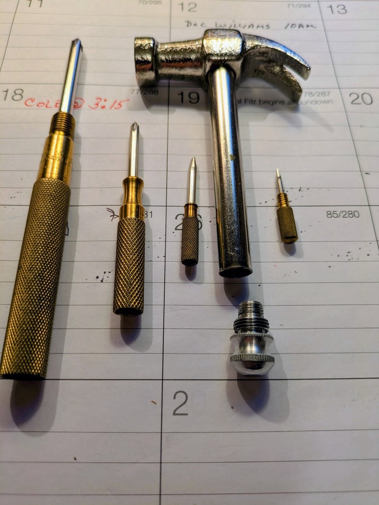 Victor 5 - 1 Brass Hammer And Tools