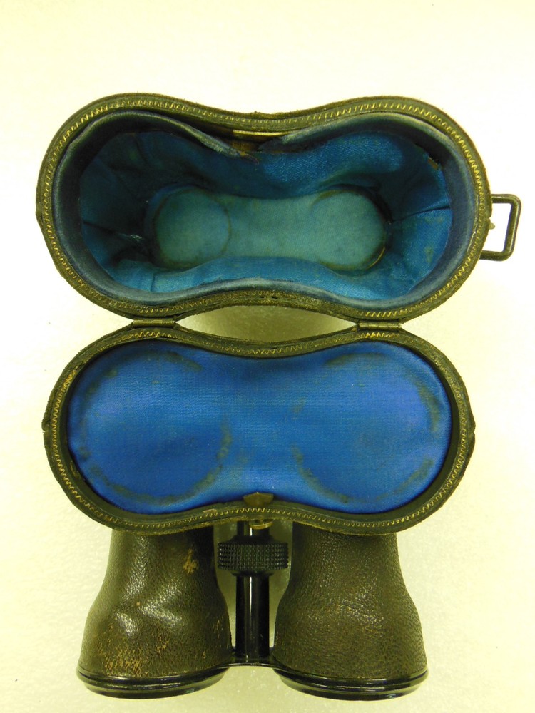antique Opera Optical Glasses / Binoculars with Case