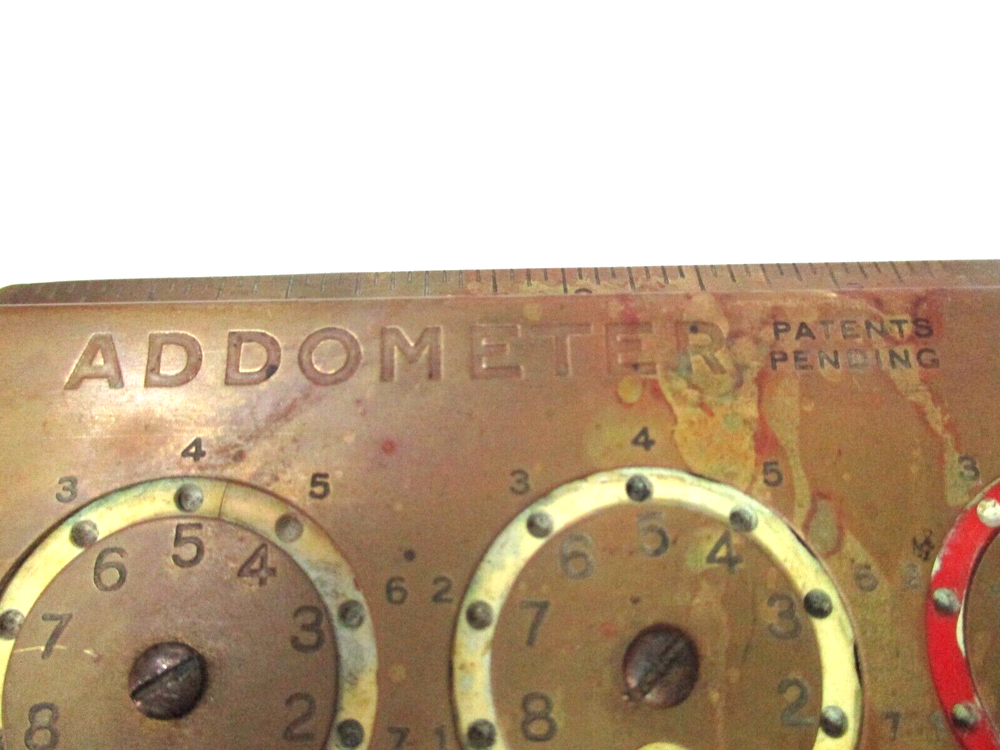 Reliable Typewriter Adding Machine Corp ADDOMETER Manual Adding Tool No Stylus