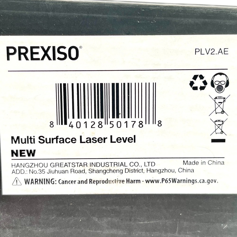 PREXISO Multi Surface Laser Level 30Ft