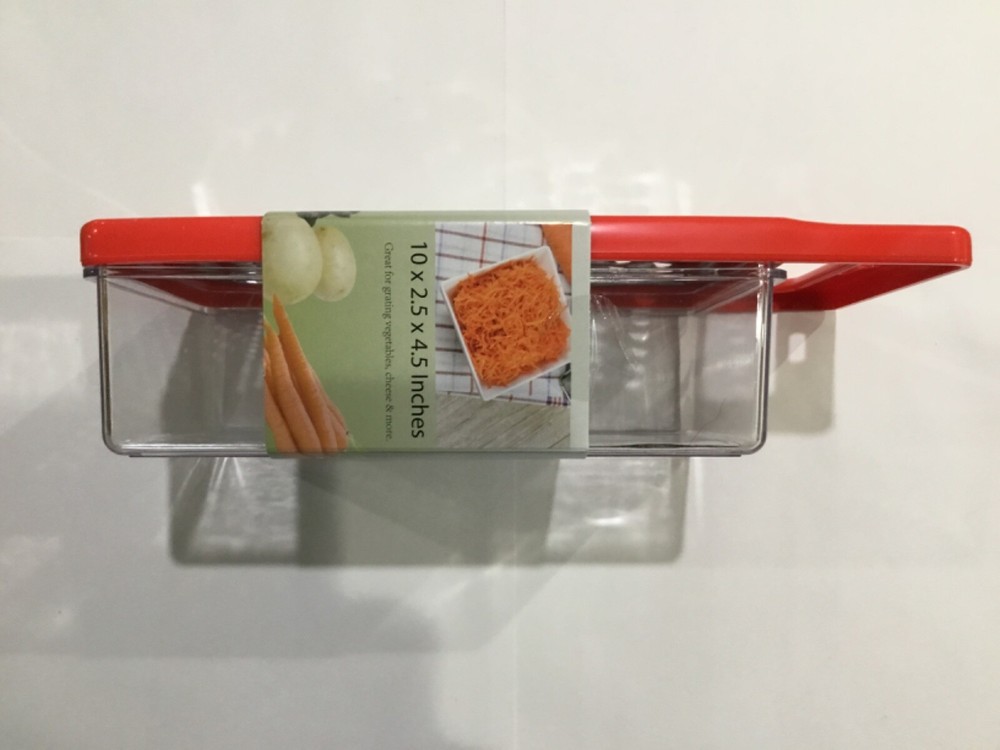 Uniware cheese vegetable box grater red