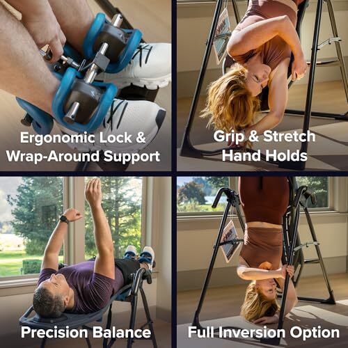 Teeter FitSpine X1 Inversion Table, Back Pain Relief Kit, FDA-Registered - Gray