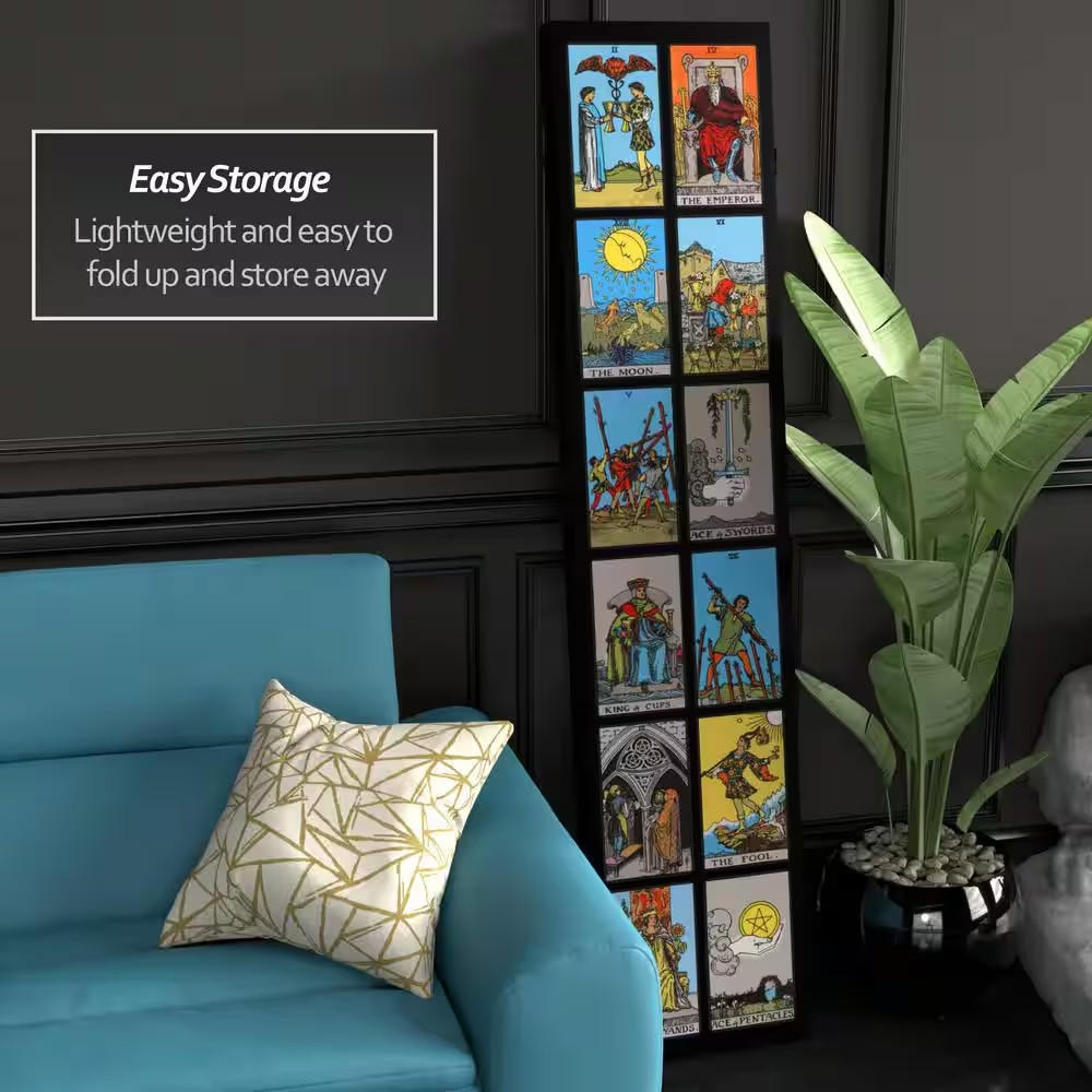 6 Ft. Printed 3-Panel Room Divider