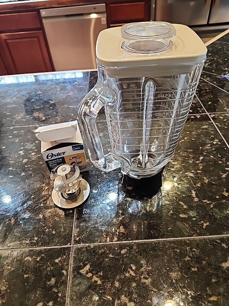Vintage Osterizer Dual Range Pulse-Matic Blender Replacement Glass Pitcher 5 cup