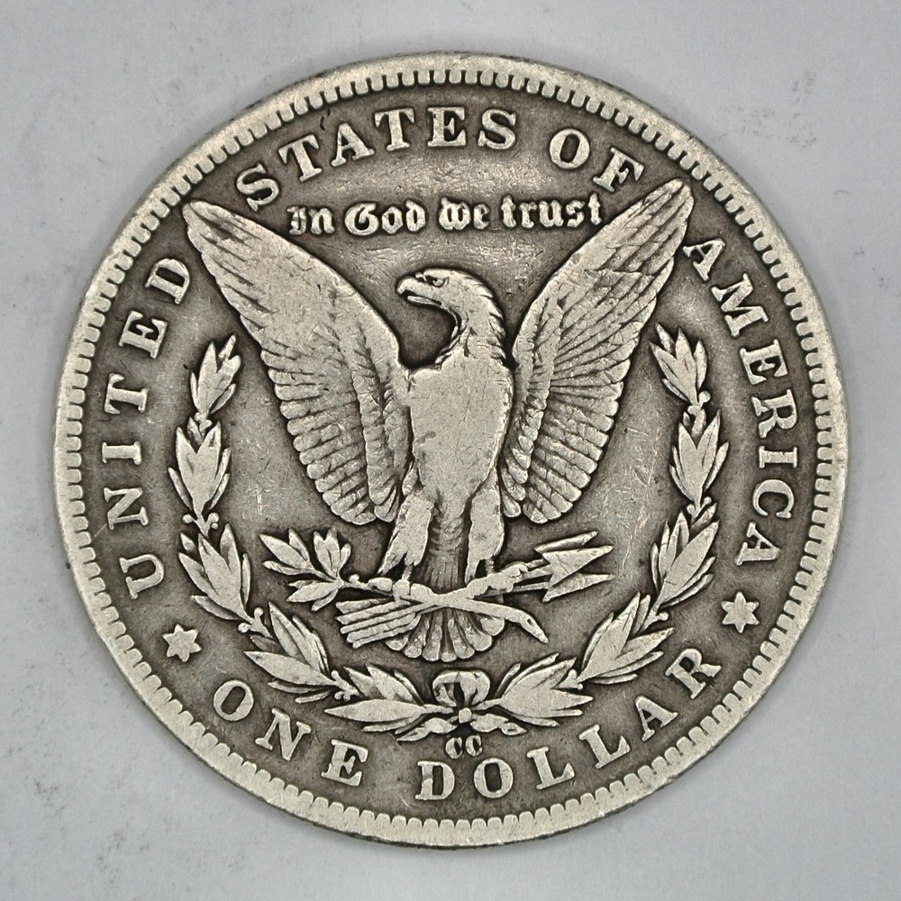 1890-CC Morgan Silver Dollar