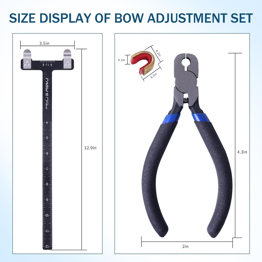 Moyujian Archery Bow String Nocking Points Set Square black