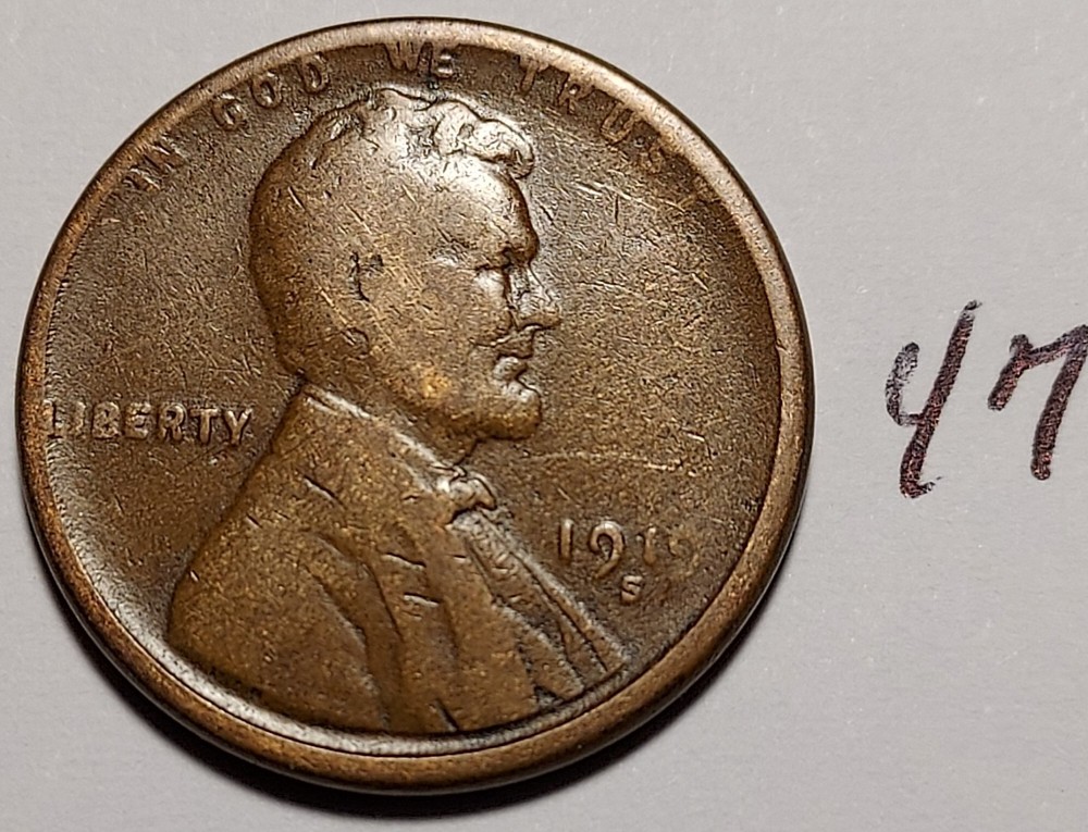1919-S Lincoln Wheat Cent         #47