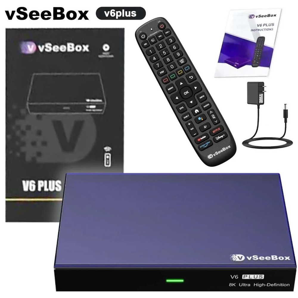 vseeBox V6 Plus Android TV Box Authorized Dealer Same-Day Ship
