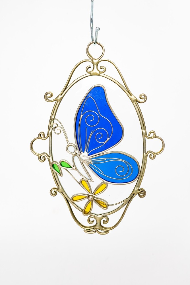 BUTTERFLY SUN CATCHER WINDOW PLAQUE