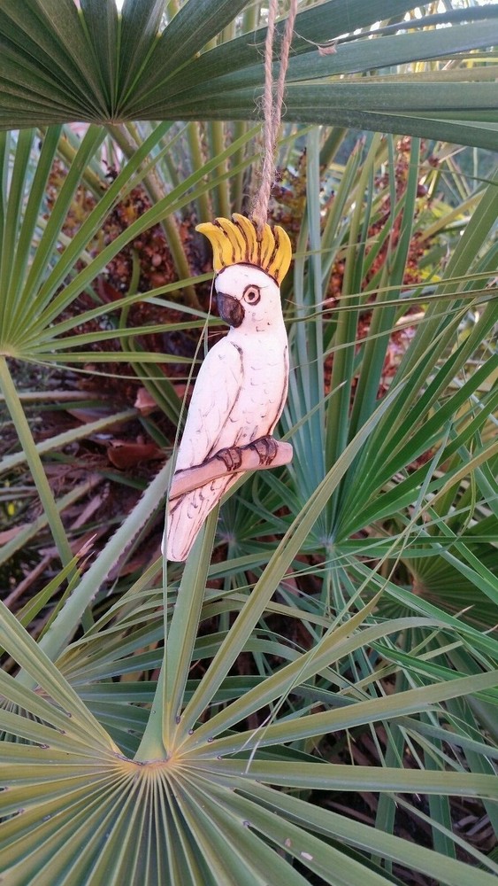 Sulpher Crested Cockatoo Ornament
