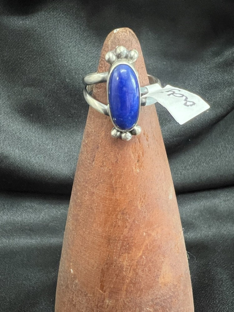 Native American Danny Henio Lapis Adjustable Ring