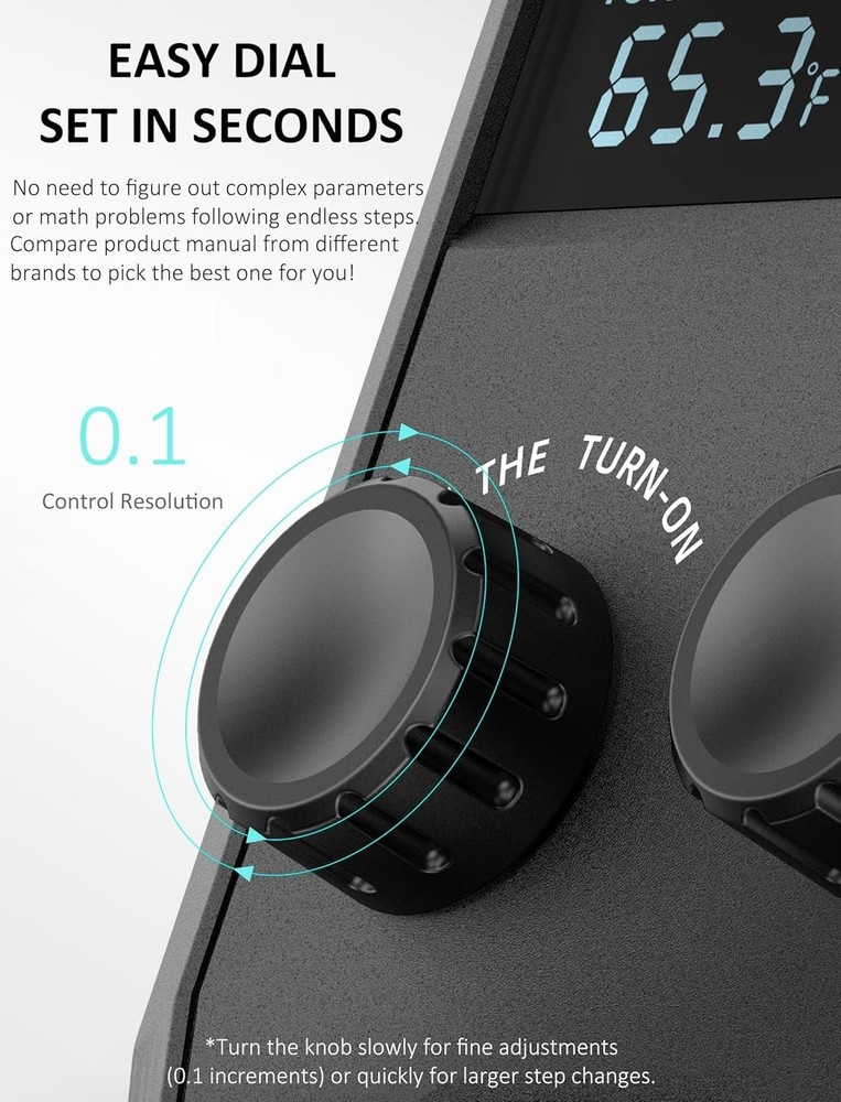 Versatile WH2408 Temperature Controller – LCD Display, Heating & Cooling Modes