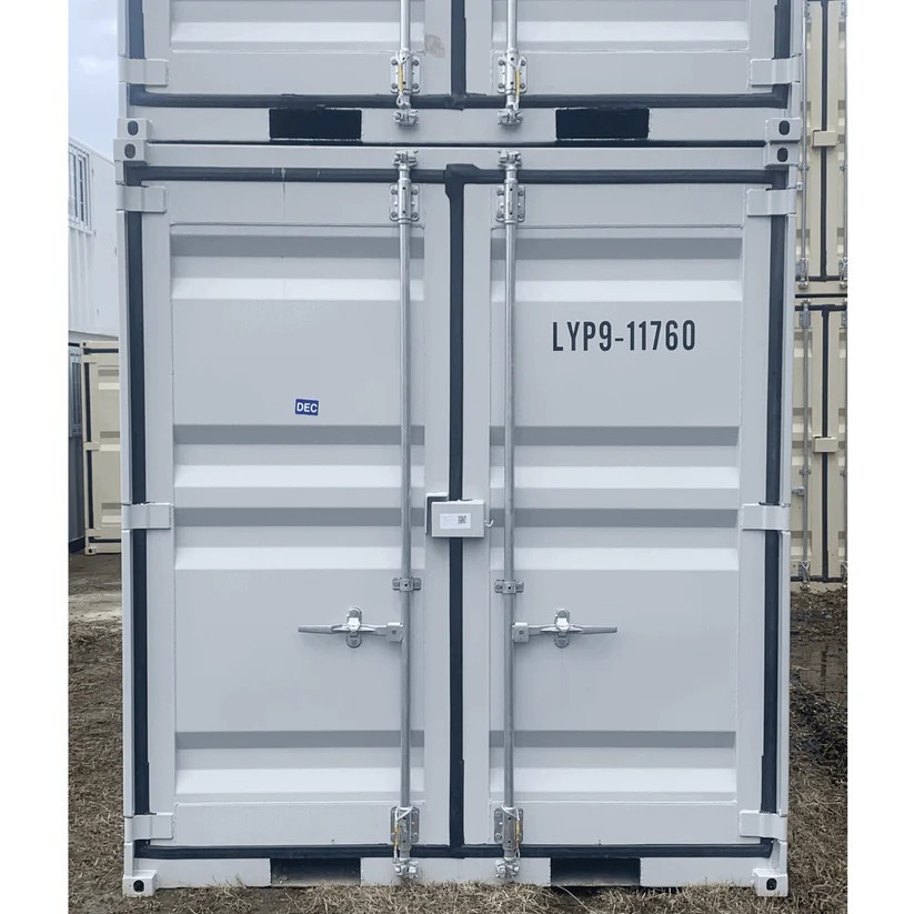 9ft Portable Storage Conex Box Container w/Lockbox & Windows | Office Workshop