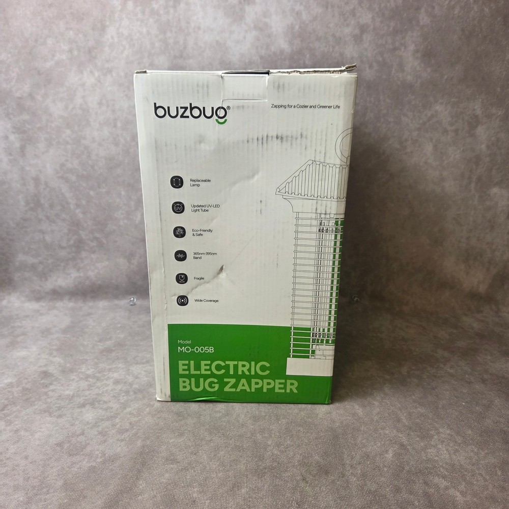 Buzbug Electric Bug Zapper 5W UV-LED Insect Killer Lantern Black MO-005B