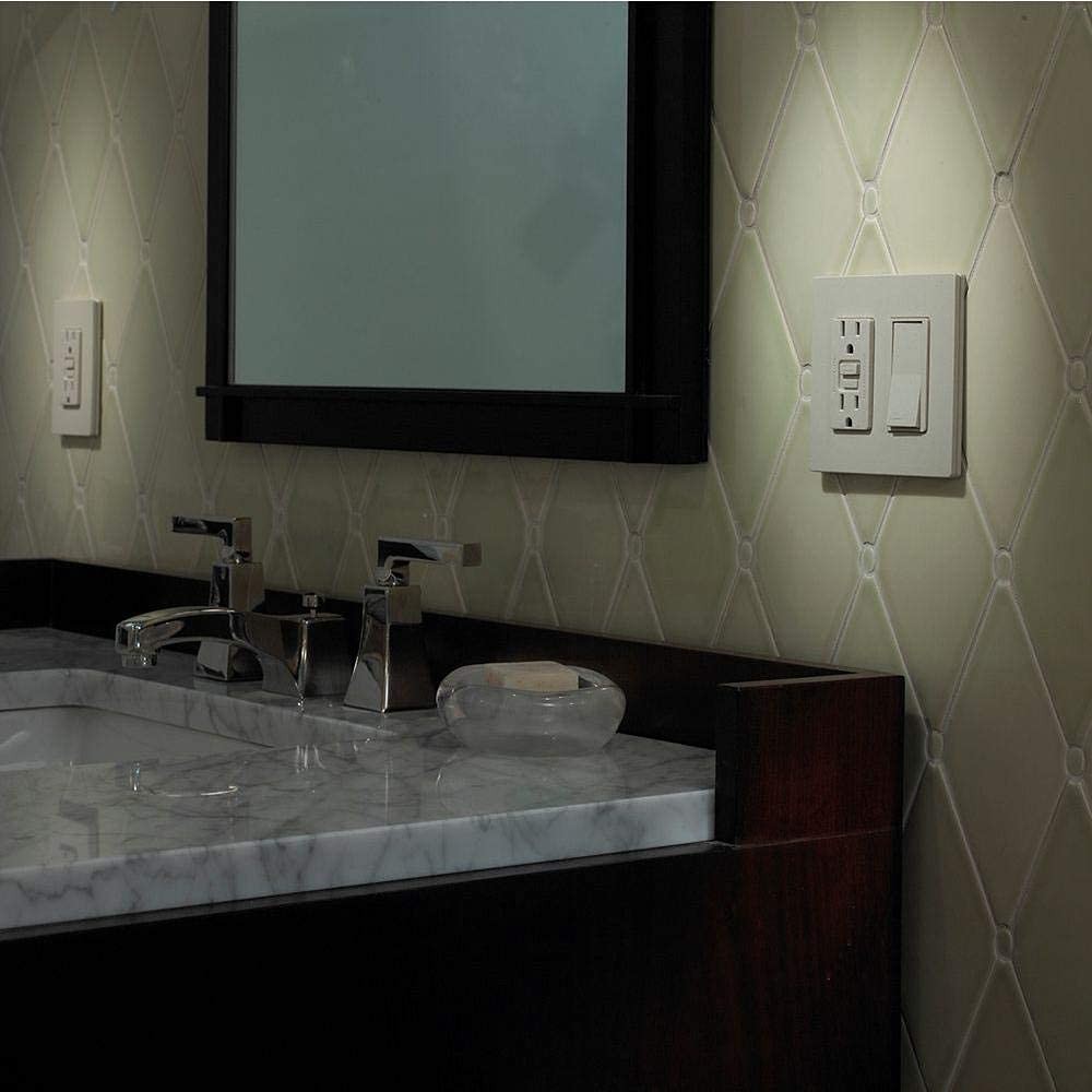 Claro 3 Way Electrical Switch 15A, Modern Rocker, White