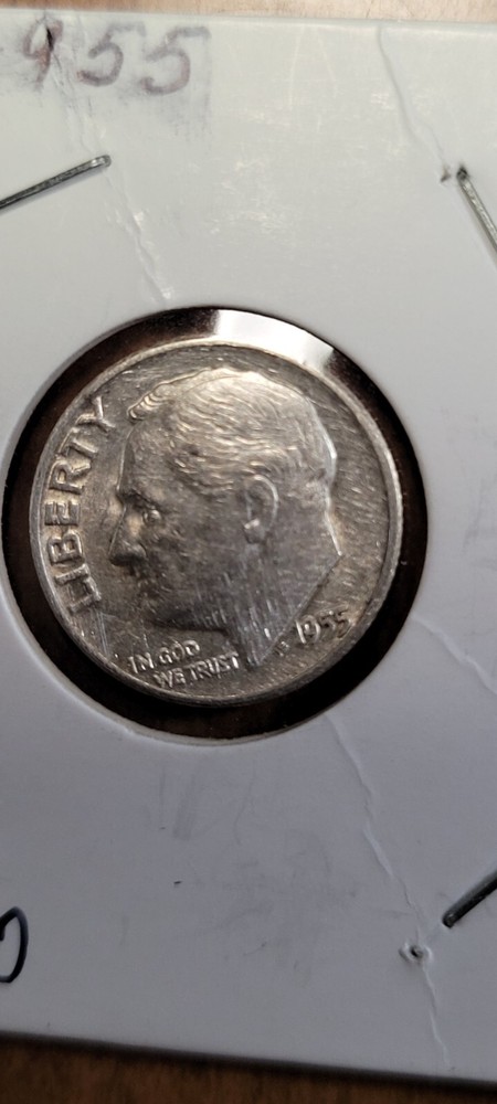 1955 Dime us Silver