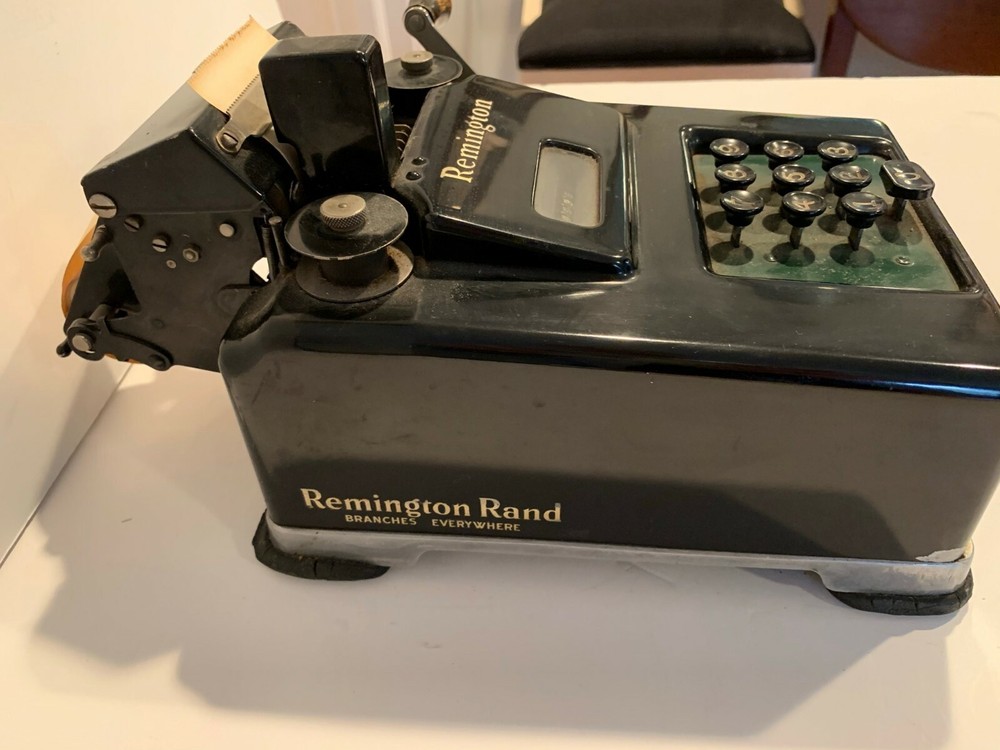 Vintage Remington Rand Adding Machine