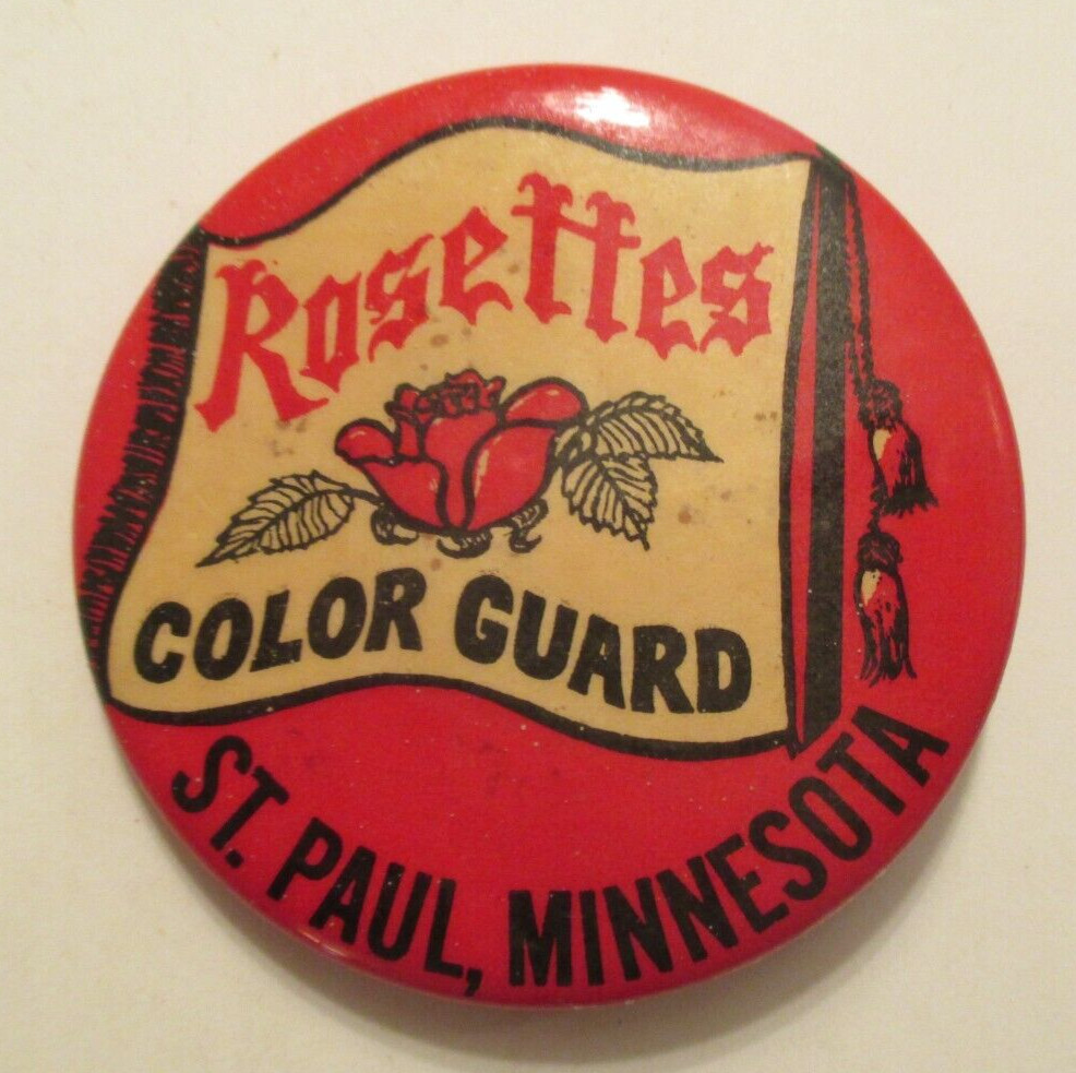 St Paul Minnesota Rosettes Color Guard Pinback Button