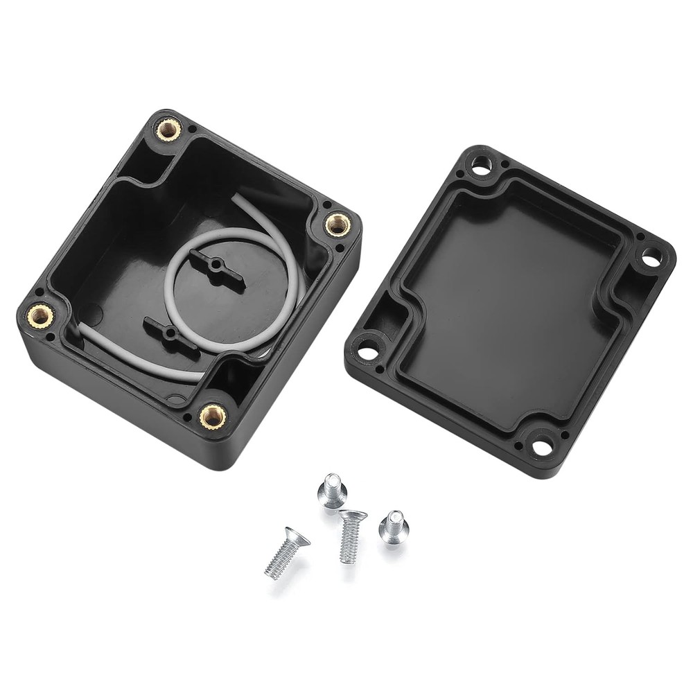 Project Box, 4 Pcs Electrical Junction IP65 Waterproof A, black