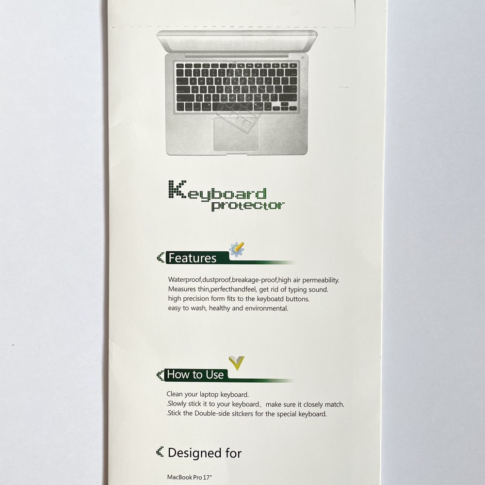 The Creative Item High-Quality Keyboard Protector (Adobe Illustrator Shortcuts)