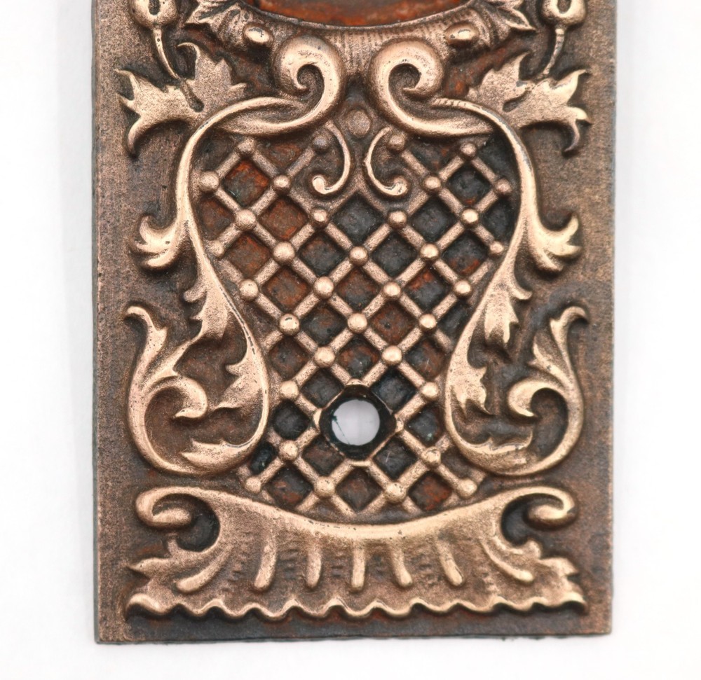 1890s Cast Iron Bavarian Russell & Erwin Pocket Door Pull