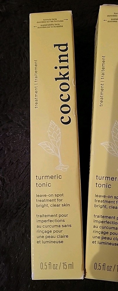 2 Cocokind Tumeric Tonic 0.5oz/15ml