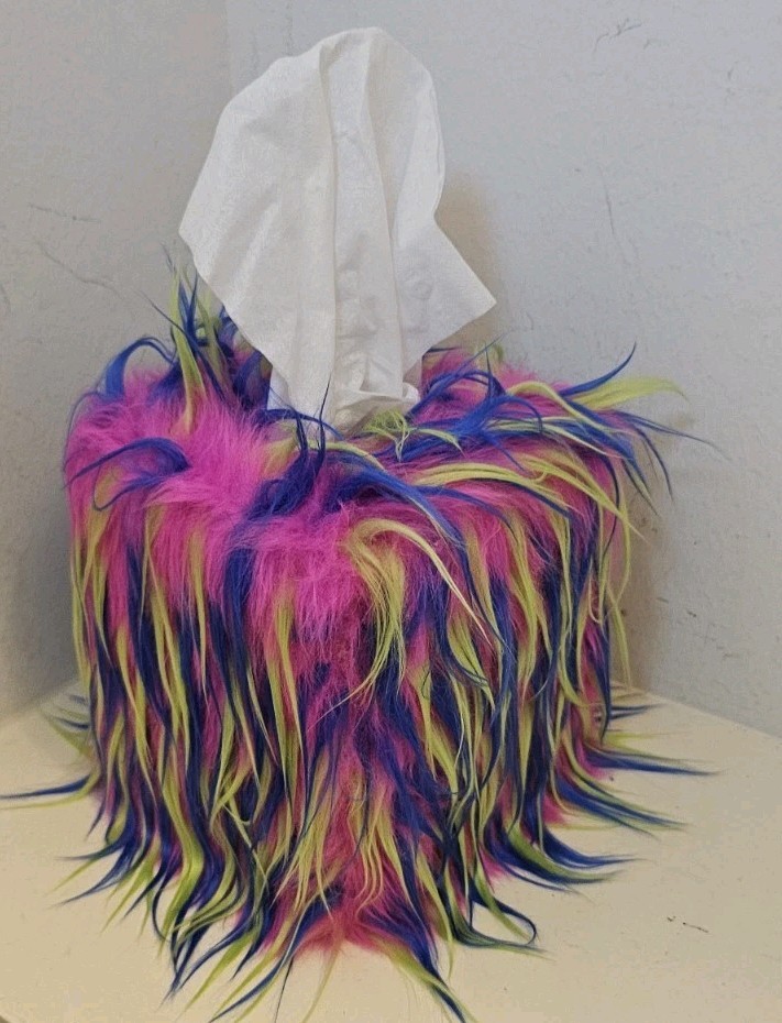 Fur Tissue Box Dispenser