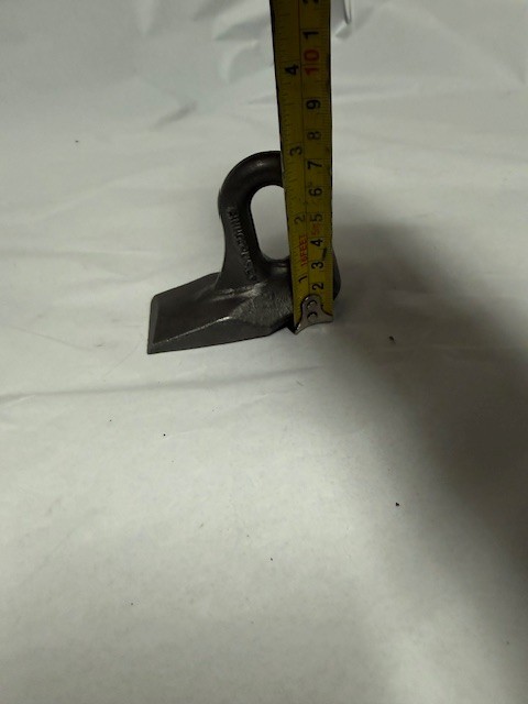 Welded on D-ring tie down anchor