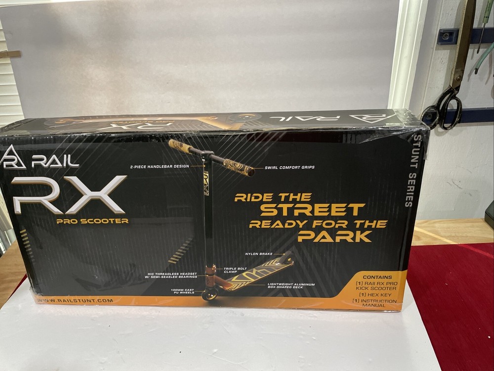 Rail RX Pro Kick Scooter - Gold