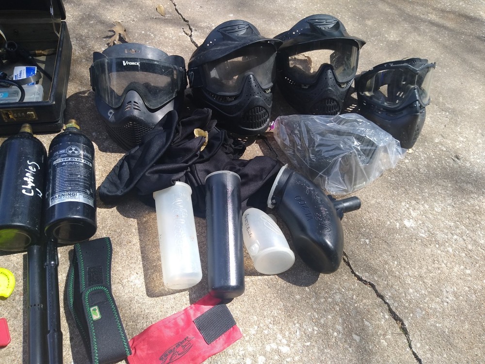 paintball accessories lot
