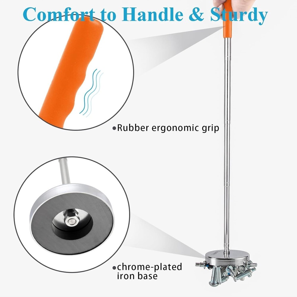 Telescoping Magnetic Sweeper Pickup Tool - 2 Pack