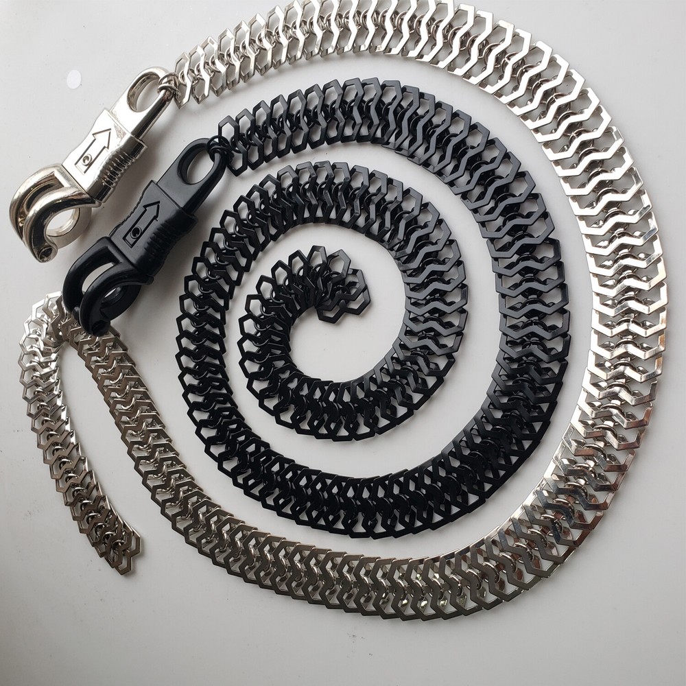 42" Handmade Chainmail Get Back Whip for Biker Motorcycle