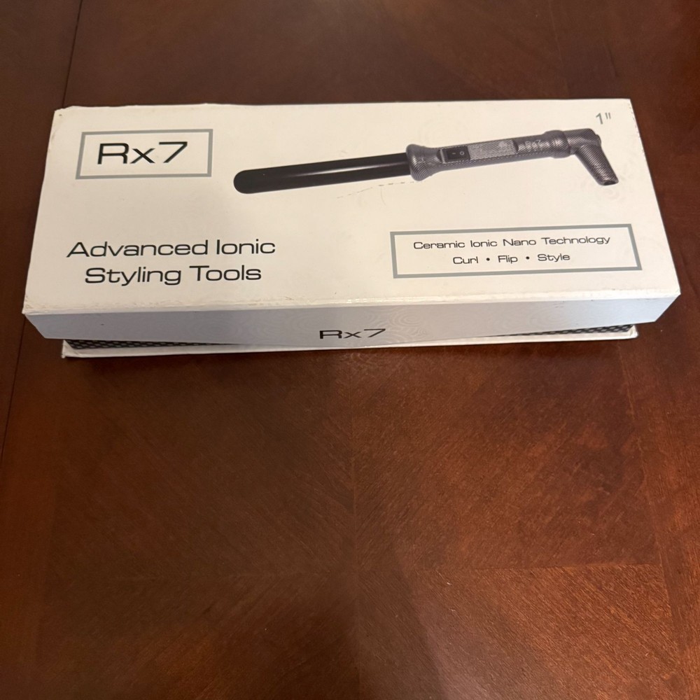 Rx7 Advanced Ionic 1" Clipless Curling Iron - Ceramic Tourmaline Coated Barrel